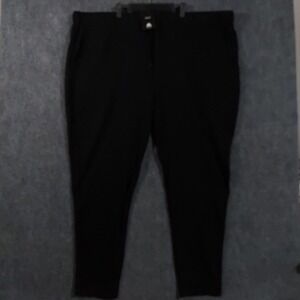 Winston Pants Mens 56x32‎ Black Cotton Stretch Joggers Casual Lounge Wear